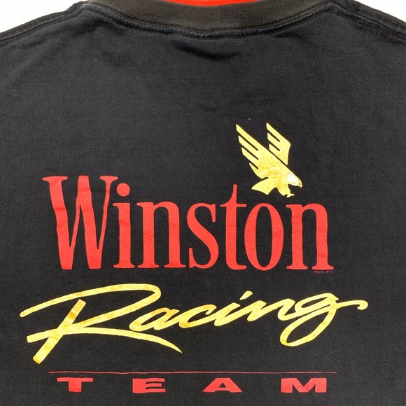 VTG 90s Winston Racing Team Single Stitch Shirt XL - Picture 2 of 7